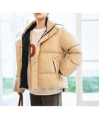 【フリークスストア/FREAK'S STORE】のWarm ミドルパフジャケット 人気、トレンドファッション・服の通販 founy(ファニー) ファッション Fashion レディースファッション WOMEN アウター Coat Outerwear ジャケット Jackets 冬 Winter シンプル Simple ジップ Zip ジャケット Jacket ポケット Pocket メッシュ Mesh A/W・秋冬 Aw・Autumn/Winter・Fw・Fall-Winter thumbnail ベージュ|ID: prp329100004253453 ipo3291000000030468291