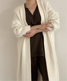 【プラージュ/Plage】のR IAM ANG/MIX ニットコート 人気、トレンドファッション・服の通販 founy(ファニー) ファッション Fashion レディースファッション WOMEN アウター Coat Outerwear コート Coats シンプル Simple ジュエリー Jewelry ロング Long エレガント 上品 Elegant thumbnail ホワイト|ID: prp329100004253564 ipo3291000000029529519