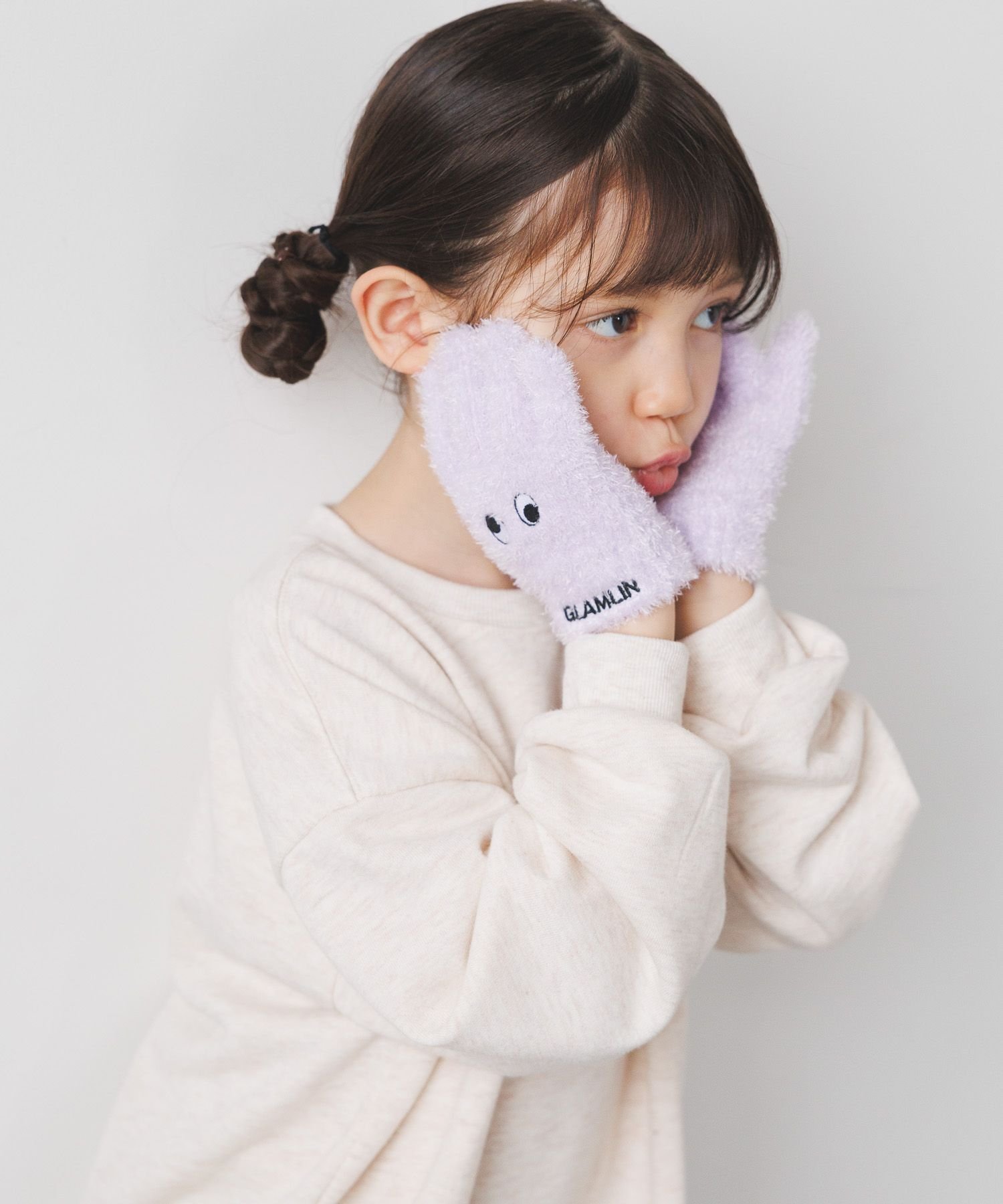 【ベイフロー/BAYFLOW / KIDS】の【GLAMLIN(グラムリン)】手袋(KIDS) インテリア・キッズ・メンズ・レディースファッション・服の通販 founy(ファニー) 　ファッション　Fashion　キッズファッション　KIDS　カラフル　Colorful　冬　Winter　別注　Special Order　日本製　Made In Japan　パープル90|ID: prp329100004253586 ipo3291000000029529871