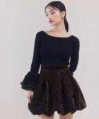 【エイミーイストワール/eimy istoire】のべロアカットワークスカート 人気、トレンドファッション・服の通販 founy(ファニー) ファッション Fashion レディースファッション WOMEN スカート Skirt おすすめ Recommend スウェット Sweat トレンド Trend バルーン Balloon ベロア Velor ミニスカート Mini Skirt ロング Long ワーク Work エレガント 上品 Elegant thumbnail BROWN|ID: prp329100004253592 ipo3291000000029529895