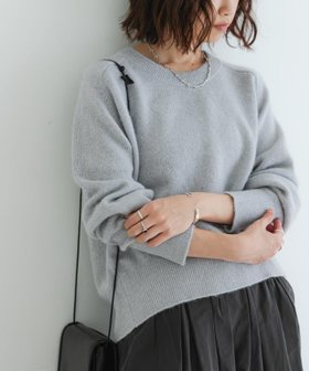 【アーバンリサーチ/URBAN RESEARCH】のFox混クルーネックラメニットプルオーバー 人気、トレンドファッション・服の通販 founy(ファニー) ファッション Fashion レディースファッション WOMEN トップス・カットソー Tops/Tshirt ニット Knit Tops プルオーバー Pullover 2024年 2024 2024-2025秋冬・A/W Aw/Autumn/Winter/Fw/Fall/2024-2025 A/W・秋冬 Aw・Autumn/Winter・Fw・Fall-Winter 冬 Winter スラックス Slacks デニム Denim トレンド Trend バランス Balance エレガント 上品 Elegant |ID:prp329100004253604