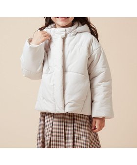 【アー ヴェー ヴェー/a.v.v / KIDS】の160 中綿ショートアウター 人気、トレンドファッション・服の通販 founy(ファニー) ファッション Fashion キッズファッション KIDS アウター Coat Outerwear /Kids 洗える Washable スウェット Sweat スタンド Stand タフタ Taffeta バランス Balance パウダー Powder フェミニン Feminine フォルム Form ポケット Pocket 防寒 Cold Protection 楽ちん Easy 冬 Winter 再入荷 Restock/Back In Stock/Re Arrival エレガント 上品 Elegant |ID:prp329100004253653