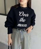 【ゼヴォン/Thevon】のフロッキーロゴクロップドニット 人気、トレンドファッション・服の通販 founy(ファニー) ファッション Fashion レディースファッション WOMEN トップス・カットソー Tops/Tshirt ニット Knit Tops 2024年 2024 2024-2025秋冬・A/W Aw/Autumn/Winter/Fw/Fall/2024-2025 クロップド Cropped スラックス Slacks ティアードスカート Tiered Skirt デニム Denim フェミニン Feminine 秋 Autumn/Fall thumbnail ネイビー|ID: prp329100004253843 ipo3291000000029532803