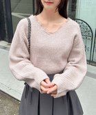 【イング/INGNI】の7G畦もちもちラメレース付ニット 人気、トレンドファッション・服の通販 founy(ファニー) ファッション Fashion レディースファッション WOMEN トップス・カットソー Tops/Tshirt ニット Knit Tops ガーリー Girly ドッキング Docking フェミニン Feminine レース Race エレガント 上品 Elegant 畦 Ridge thumbnail ライトピンク|ID: prp329100004253935 ipo3291000000029533701