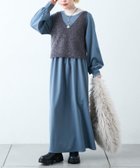 【パルグループ/PAL GROUP】の【w closet】ラメビスチェ+ワンピースSET 人気、トレンドファッション・服の通販 founy(ファニー) ファッション Fashion レディースファッション WOMEN ワンピース Dress インナー Inner トレンド Trend ハイネック High Neck ベスト Vest リボン Ribbon ロング Long 長袖 Long Sleeve thumbnail チャコールグレー|ID: prp329100004254030 ipo3291000000029534628