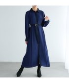 【アンデミュウ/Andemiu】のサイドプリーツシャツワンピース 人気、トレンドファッション・服の通販 founy(ファニー) ファッション Fashion レディースファッション WOMEN ワンピース Dress シャツワンピース Shirt Dresses プリーツ Pleats ロング Long 夏 Summer thumbnail ネイビー88|ID: prp329100004254033 ipo3291000000029534636