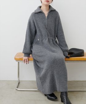 【ナチュラルクチュール/natural couture】の【mamamo】片畦ハーフZIPドロストニットワンピース 人気、トレンドファッション・服の通販 founy(ファニー) ファッション Fashion レディースファッション WOMEN ワンピース Dress ニットワンピース Knit Dresses インナー Inner 畦 Ridge ジップ Zip ジャケット Jacket タートル Turtle トレンド Trend ハーフ Half ポケット Pocket 冬 Winter おすすめ Recommend 2024年 2024 2024-2025秋冬・A/W Aw/Autumn/Winter/Fw/Fall/2024-2025 |ID:prp329100004254036