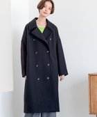 【レプシィム ローリーズファーム/LEPSIM LOWRYS FARM】のウーリーダブルロングCT 人気、トレンドファッション・服の通販 founy(ファニー) ファッション Fashion レディースファッション WOMEN アウター Coat Outerwear スタイリッシュ Stylish スタンド Stand ロング Long thumbnail ブラック09|ID: prp329100004254334 ipo3291000000029539344