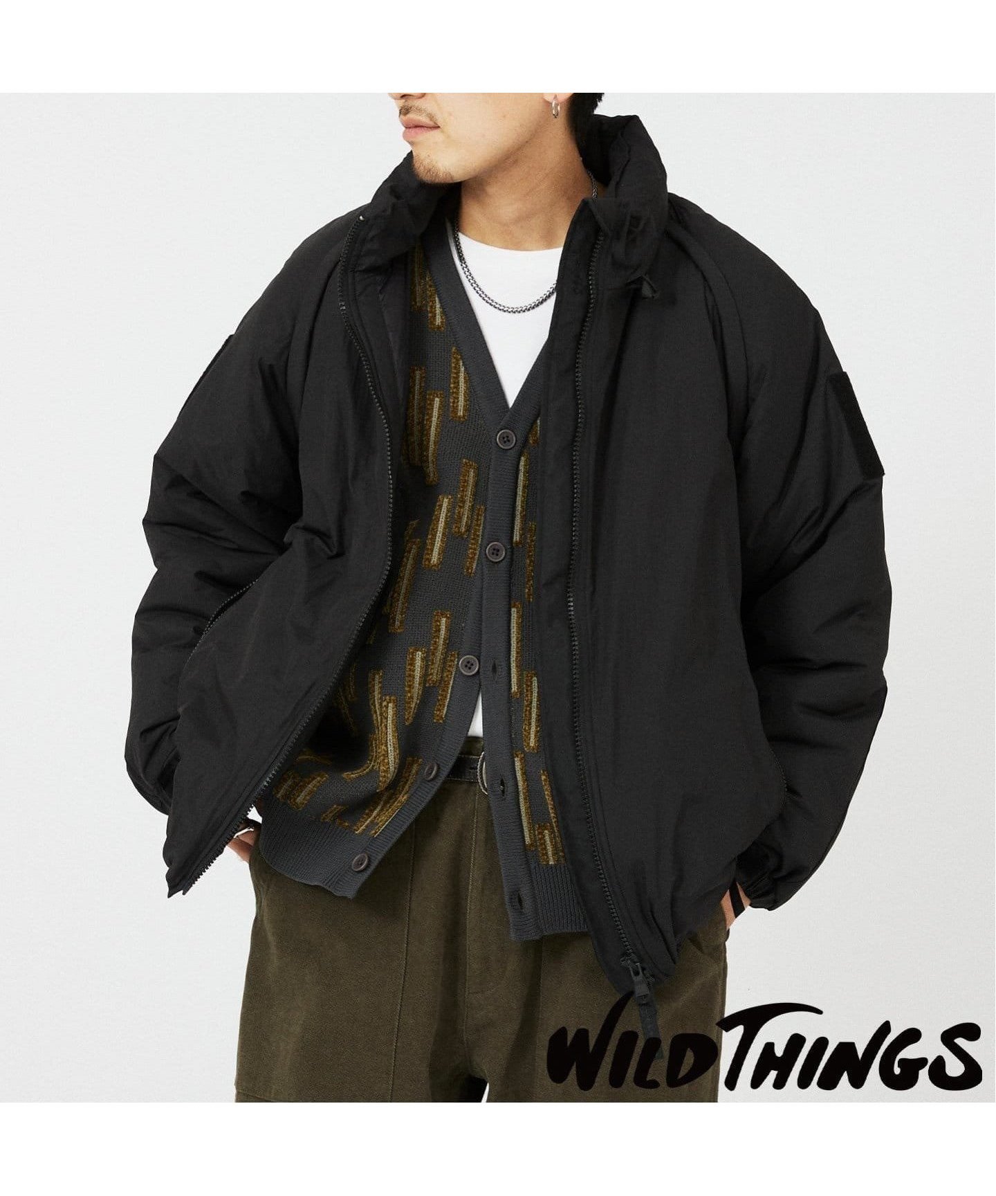 【ジャーナルスタンダード レリューム/JOURNAL STANDARD relume / MEN】のWILD THINGS / ワイルドシングス 別注 HAPPAY JACKET TYPE2 インテリア・キッズ・メンズ・レディースファッション・服の通販 founy(ファニー) 　ファッション　Fashion　メンズファッション　MEN　アウトドア　Outdoor　シンプル　Simple　ジャケット　Jacket　ドローコード　Draw Cord　別注　Special Order　ミリタリー　Military　ブラック|ID: prp329100004254349 ipo3291000000029539463