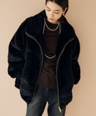 【バンヤードストーム/BARNYARDSTORM】のUNIVERSAL OVERALL / FUR COAT【WEB・一部店舗限定】 人気、トレンドファッション・服の通販 founy(ファニー) ファッション Fashion レディースファッション WOMEN アウター Coat Outerwear コート Coats スピンドル Spindle 定番 Standard バルーン Balloon フェイクファー Faux Fur プリント Print ワイド Wide ワーク Work thumbnail ブラック19|ID: prp329100004254353 ipo3291000000029539527