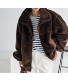 【バンヤードストーム/BARNYARDSTORM】のUNIVERSAL OVERALL / FUR COAT【WEB・一部店舗限定】 人気、トレンドファッション・服の通販 founy(ファニー) ファッション Fashion レディースファッション WOMEN アウター Coat Outerwear コート Coats スピンドル Spindle 定番 Standard バルーン Balloon フェイクファー Faux Fur プリント Print ワイド Wide ワーク Work thumbnail ブラウン50|ID: prp329100004254353 ipo3291000000029539528