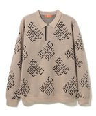 【その他のブランド/Other】のMEN ORANGE LABEL / シャドーロゴ 襟付きニット BEIGE|ID: prp329100004254391 ipo3291000000029539921