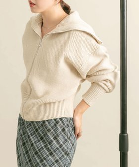 【ケービーエフ/KBF / URBAN RESEARCH】のセーラーカラーZIPニット 人気、トレンドファッション・服の通販 founy(ファニー) ファッション Fashion レディースファッション WOMEN トップス・カットソー Tops/Tshirt ニット Knit Tops 2024年 2024 2024-2025秋冬・A/W Aw/Autumn/Winter/Fw/Fall/2024-2025 A/W・秋冬 Aw・Autumn/Winter・Fw・Fall-Winter 冬 Winter おすすめ Recommend インナー Inner カットソー Cut And Sew コンパクト Compact ジャケット Jacket スタイリッシュ Stylish タートル Turtle 羽織 Haori |ID:prp329100004254523