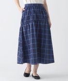 【アフタヌーンティー リビング/Afternoon Tea LIVING】のチェック撥水ドロストスカート 人気、トレンドファッション・服の通販 founy(ファニー) ファッション Fashion レディースファッション WOMEN スカート Skirt シンプル Simple タフタ Taffeta チェック Check ドローコード Draw Cord ドローストリング Drawstring 無地 Plain Color thumbnail ブルー|ID: prp329100004254767 ipo3291000000029544215