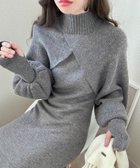 【ジュノア/JUNOAH】のニットハイネックトップス+ワンピース 人気、トレンドファッション・服の通販 founy(ファニー) ファッション Fashion レディースファッション WOMEN ワンピース Dress アクリル Acrylic thumbnail チャコール|ID: prp329100004254809 ipo3291000000029545044