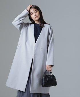 【ナノ ユニバース/nano universe】のVネックノーカラーコート 人気、トレンドファッション・服の通販 founy(ファニー) ファッション Fashion レディースファッション WOMEN アウター Coat Outerwear コート Coats 今季 This Season シンプル Simple スタイリッシュ Stylish タートルネック Turtleneck ドット Dot バランス Balance ベーシック Basic 2024年 2024 エレガント 上品 Elegant ビジネス 仕事 通勤 Business 2024-2025秋冬・A/W Aw/Autumn/Winter/Fw/Fall/2024-2025 |ID:prp329100004255047