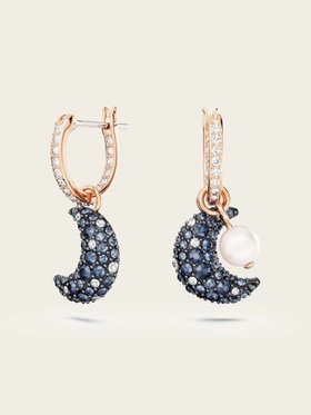 【スワロフスキー/swarovski】の【公式】【スワロフスキー】Luna ドロップピアス, アシンメトリーデザイン 人気、トレンドファッション・服の通販 founy(ファニー) ファッション Fashion レディースファッション WOMEN エレガント 上品 Elegant クリスタル Crystal スワロフスキー Swarovski ドロップ Drop パール Pearl フープ Hoop |ID:prp329100004255065