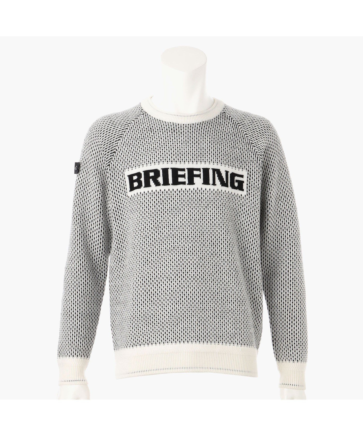 【ブリーフィング/BRIEFING / MEN】のメンズメリノウールロゴクルーネック インテリア・キッズ・メンズ・レディースファッション・服の通販 founy(ファニー) 　ファッション　Fashion　メンズファッション　MEN　アウトドア　Outdoor　コレクション　Collection　抗菌　Antibacterial　スタイリッシュ　Stylish　トレンド　Trend　バランス　Balance　A/W・秋冬　Aw・Autumn/Winter・Fw・Fall-Winter　おすすめ　Recommend　エレガント 上品　Elegant　ゴルフ　Golf　WHITE|ID: prp329100004255067 ipo3291000000029547501