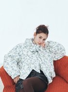 【リリーブラウン/Lily Brown】のRecycleリボンダウンジャケット 人気、トレンドファッション・服の通販 founy(ファニー) ファッション Fashion レディースファッション WOMEN アウター Coat Outerwear ジャケット Jackets キルティング Quilting ジャケット Jacket ダウン Down チェック Check フラワー Flower ベーシック Basic ミドル Middle リボン Ribbon 冬 Winter thumbnail FLOWER[936]|ID: prp329100004255073 ipo3291000000029547581