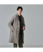 【アバハウス/ABAHOUSE / MEN】の【リバーシブル着用可】バーティカル パデット ステンカラーコート / バルマカー ベージュ|ID: prp329100004255083 ipo3291000000029547705