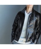 【エムケイ ミッシェルクラン/MK MICHEL KLEIN homme / MEN】のLAMB LEATHER スタンドカラーブルゾン 人気、トレンドファッション・服の通販 founy(ファニー) ファッション Fashion メンズファッション MEN シェイプ Shape スタンド Stand ストレッチ Stretch タフタ Taffeta 人気 Popularity ブルゾン Blouson ワイヤー Wire おすすめ Recommend thumbnail ブラック|ID: prp329100004255084 ipo3291000000029547713