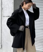 【ジャーナルスタンダード レサージュ/journal standard L'essage】のMANTECO GIOLICA スタンドショートコート 人気、トレンドファッション・服の通販 founy(ファニー) ファッション Fashion レディースファッション WOMEN アウター Coat Outerwear コート Coats 2024年 2024 2024-2025秋冬・A/W Aw/Autumn/Winter/Fw/Fall/2024-2025 thumbnail ブラック|ID: prp329100004255215 ipo3291000000029549418