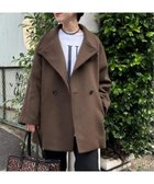 【ジャーナルスタンダード レサージュ/journal standard L'essage】のMANTECO GIOLICA スタンドショートコート 人気、トレンドファッション・服の通販 founy(ファニー) ファッション Fashion レディースファッション WOMEN アウター Coat Outerwear コート Coats 2024年 2024 2024-2025秋冬・A/W Aw/Autumn/Winter/Fw/Fall/2024-2025 thumbnail ブラウン B|ID: prp329100004255215 ipo3291000000029549419