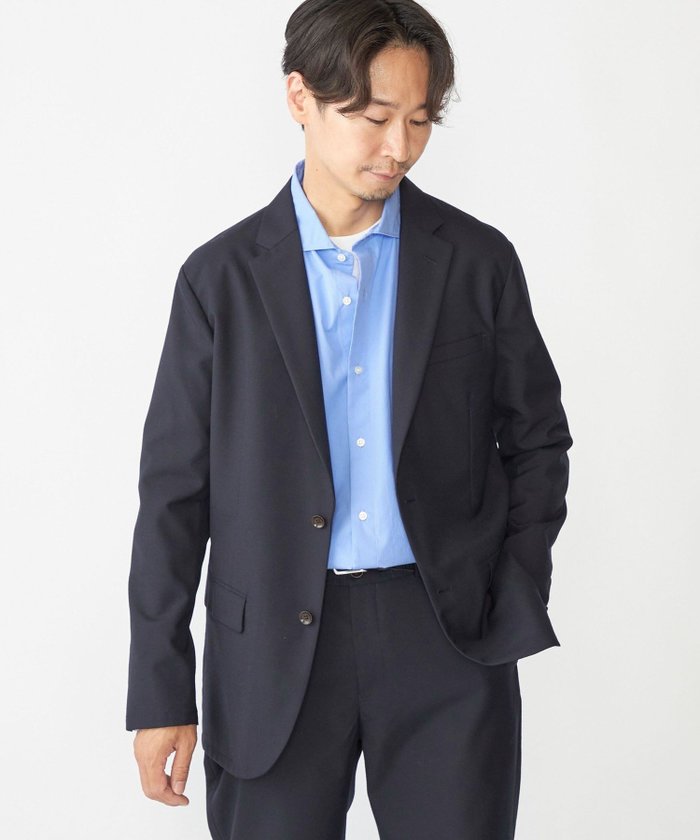 【シップス/SHIPS / MEN】のSHIPS TW パナマ 2ボタン ジャケット インテリア・キッズ・メンズ・レディースファッション・服の通販 founy(ファニー) https://founy.com/ ファッション Fashion メンズファッション MEN カーディガン Cardigan ジャケット Jacket ストレッチ Stretch セットアップ Set Up エレガント 上品 Elegant 軽量 Lightweight |ID: prp329100004255251 ipo3291000000029549765