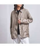 【ユナイテッドアローズ/UNITED ARROWS / MEN】のスエードライク カバーオール シャツ BEIGE|ID: prp329100004255277 ipo3291000000029549979