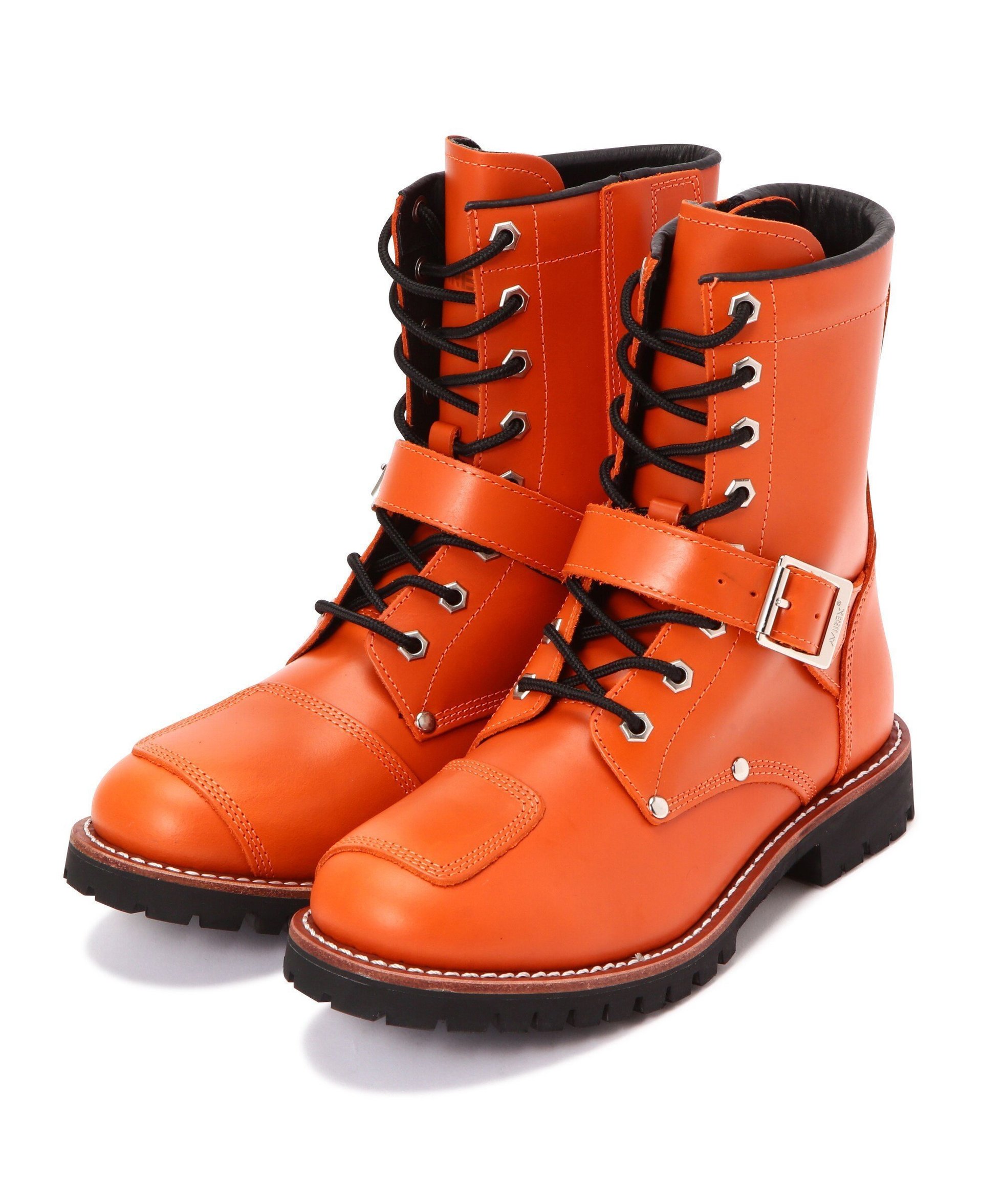 【アヴィレックス/AVIREX / MEN】のバイカー ブーツ ヤマト/BIKER BOOTS AV2100 YAMATO インテリア・キッズ・メンズ・レディースファッション・服の通販 founy(ファニー) 　ファッション　Fashion　メンズファッション　MEN　クッション　Cushion　サイドジップ　Side Zip　ジップ　Zip　定番　Standard　オレンジ|ID: prp329100004255280 ipo3291000000029550039