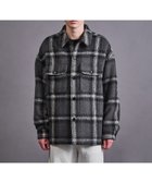 【ビューティ&ユース ユナイテッドアローズ/BEAUTY&YOUTH / UNITED ARROWS / MEN】のオンブレチェック フリースメルトン CPOジャケット DK.GRAY|ID: prp329100004255296 ipo3291000000029550227