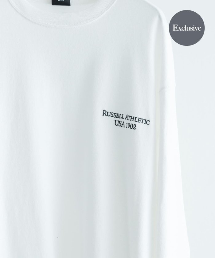 【アーバンリサーチ/URBAN RESEARCH / MEN】の『別注』RUSSELL ATHLETIC*UR LONG-SLEEVE T-SHIRTS インテリア・キッズ・メンズ・レディースファッション・服の通販 founy(ファニー) https://founy.com/ ファッション Fashion メンズファッション MEN 2024年 2024 2024-2025秋冬・A/W Aw/Autumn/Winter/Fw/Fall/2024-2025 A/W・秋冬 Aw・Autumn/Winter・Fw・Fall-Winter 冬 Winter スポーティ Sporty フィット Fit ボーダー Border モノトーン Monotone レギュラー Regular ワンポイント One Point 別注 Special Order |ID: prp329100004255299 ipo3291000000029550276