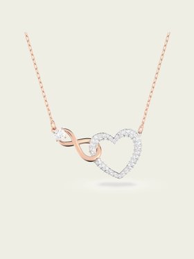 【スワロフスキー/swarovski】の【公式】【スワロフスキー】Swarovski Infinity ネックレス, インフィニティとハート, ホワイト, ミックスメタル仕上げ 人気、トレンドファッション・服の通販 founy(ファニー) ファッション Fashion レディースファッション WOMEN ジュエリー Jewelry ネックレス Necklaces エレガント 上品 Elegant ギフト プレゼント Gift Present クリスタル Crystal ジュエリー Jewelry スワロフスキー Swarovski ネックレス Necklace ミックス Mix メタル Metal |ID:prp329100004255430