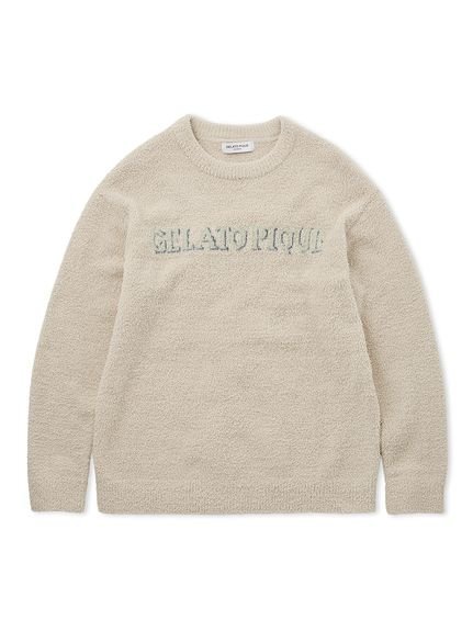 【ジェラート ピケ/gelato pique】の【HOMME】パウダーロゴジャガードプルオーバー インテリア・キッズ・メンズ・レディースファッション・服の通販 founy(ファニー) 　ファッション　Fashion　レディースファッション　WOMEN　トップス・カットソー　Tops/Tshirt　プルオーバー　Pullover　シューズ　Shoes　パウダー　Powder　フロント　Front　ベーシック　Basic　ロング　Long　BEG[037]|ID: prp329100004255536 ipo3291000000029555060