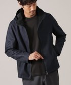 【タケオキクチ/TAKEO KIKUCHI / MEN】の【DOWN FABRIC】ダウンファブリック フード ZIP UP ブルゾン ネイビー|ID: prp329100004256369 ipo3291000000029558946