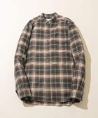 【アーバンリサーチ ロッソ/URBAN RESEARCH ROSSO / MEN】の『抗菌/防臭』『XXLサイズあり』ハイパフォーマンスフランネルバンドカラーシャツ GRAY CHECK|ID: prp329100004256500 ipo3291000000029559618