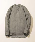 【アーバンリサーチ ロッソ/URBAN RESEARCH ROSSO / MEN】の『抗菌/防臭』『XXLサイズあり』ハイパフォーマンスフランネルバンドカラーシャツ KHAKI|ID: prp329100004256500 ipo3291000000029559622