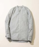 【アーバンリサーチ ロッソ/URBAN RESEARCH ROSSO / MEN】の『抗菌/防臭』『XXLサイズあり』ハイパフォーマンスフランネルバンドカラーシャツ GRAY|ID: prp329100004256500 ipo3291000000029559638