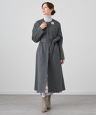 【アナイ/ANAYI】のカシミヤノーカラーベルトコート charcoal grey|ID: prp329100004256895 ipo3291000000029562424