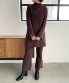 【ローリーズファーム/LOWRYS FARM】のスソフレアニットSETUP 人気、トレンドファッション・服の通販 founy(ファニー) ファッション Fashion レディースファッション WOMEN トップス・カットソー Tops/Tshirt ニット Knit Tops A/W・秋冬 Aw・Autumn/Winter・Fw・Fall-Winter ストレッチ Stretch セットアップ Set Up トレンド Trend フィット Fit フェザーヤーン Feather Yarn フレア Flare リラックス Relax エレガント 上品 Elegant thumbnail ブラウン58|ID: prp329100004256900 ipo3291000000029562473