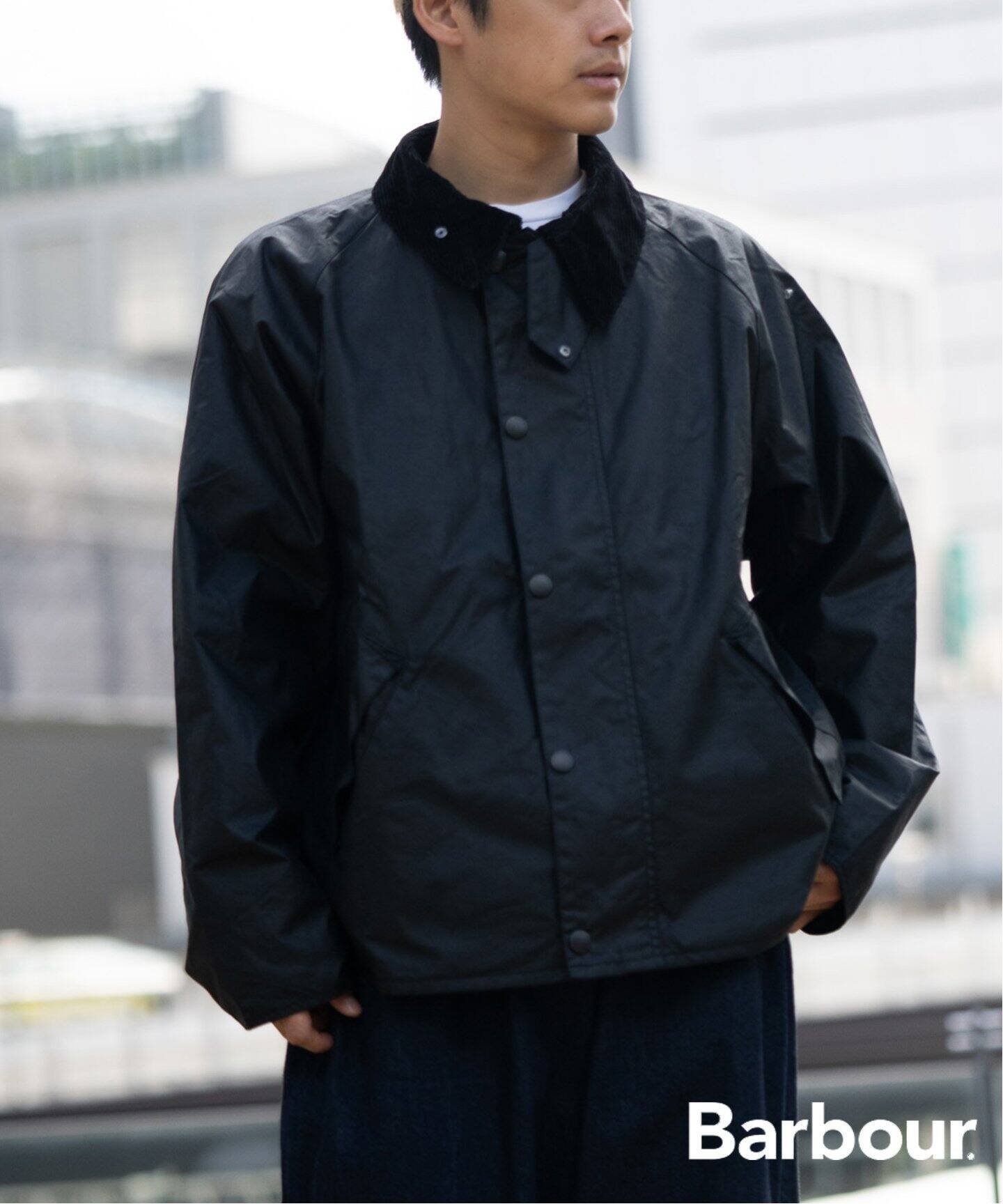 【ジョイントワークス/JOINT WORKS / MEN】のBarbour / バブアー OS TRANSPORT WAX JACKET インテリア・キッズ・メンズ・レディースファッション・服の通販 founy(ファニー) 　ファッション　Fashion　メンズファッション　MEN　アウトドア　Outdoor　コンパクト　Compact　ショート　Short　ジャケット　Jacket　定番　Standard　人気　Popularity　バランス　Balance　フィット　Fit　リラックス　Relax　ワイド　Wide　冬　Winter　2024年　2024　2024-2025秋冬・A/W　Aw/Autumn/Winter/Fw/Fall/2024-2025　ブラック|ID: prp329100004257283 ipo3291000000029567738