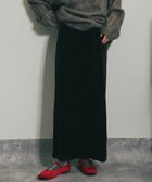 【スマイルオーキッド/SMILE ORCHID】のラメベロアタイトスカート 人気、トレンドファッション・服の通販 founy(ファニー) ファッション Fashion レディースファッション WOMEN スカート Skirt クラシック Classic シンプル Simple スリット Slit フィット Fit ベロア Velor リラックス Relax thumbnail ブラック|ID: prp329100004257318 ipo3291000000029568113