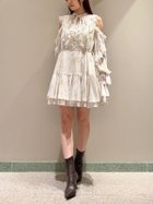 【スナイデル/SNIDEL】のプリントフリルミニワンピース 人気、トレンドファッション・服の通販 founy(ファニー) ファッション Fashion レディースファッション WOMEN ワンピース Dress イエロー Yellow 春 Spring カーディガン Cardigan シアー Sheer シフォン Chiffon ショルダー Shoulder ストレート Straight トレンド Trend 定番 Standard フリル Frills フロント Front レース Race ロング Long おすすめ Recommend thumbnail YEL[032]|ID: prp329100004257393 ipo3291000000029568805