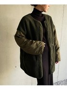 【ジュノア/JUNOAH】のリバーシブルキルティングボアコート カーキ|ID: prp329100004258251 ipo3291000000029571805