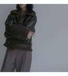 【ルシェル ブルー/LE CIEL BLEU】のフェイクシップスキンジャケット / Fake Shipskin Jacket 人気、トレンドファッション・服の通販 founy(ファニー) ファッション Fashion レディースファッション WOMEN アウター Coat Outerwear ジャケット Jackets コンパクト Compact ボトム Bottom ボンディング Bonding リュクス Luxe 冬 Winter thumbnail ブラウン|ID: prp329100004258517 ipo3291000000029573908