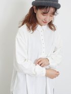 【サマンサモスモス/Samansa Mos2】のくるみボタンプルオーバーチュニック 人気、トレンドファッション・服の通販 founy(ファニー) ファッション Fashion レディースファッション WOMEN トップス・カットソー Tops/Tshirt プルオーバー Pullover チュニック Tunic リラックス Relax エレガント 上品 Elegant thumbnail オフホワイト|ID: prp329100004258964 ipo3291000000029578104