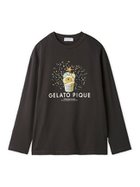 【ジェラート ピケ/gelato pique】の【HOMME】インレーソフトクリームベアプリントロンT 人気、トレンドファッション・服の通販 founy(ファニー) ファッション Fashion レディースファッション WOMEN トップス・カットソー Tops/Tshirt ロング / Tシャツ T-Shirts パーティ Party プリント Print ホリデーシーズン Holiday メンズ Mens モチーフ Motif ロング Long thumbnail DGRY[008]|ID: prp329100004259051 ipo3291000000029578526