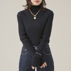 【ルージュヴィフラクレ/Rouge vif la cle】のコットンシルクリブタートル 人気、トレンドファッション・服の通販 founy(ファニー) ファッション Fashion レディースファッション WOMEN インナー Inner シルク Silk シンプル Simple タートル Turtle thumbnail ブラック|ID: prp329100004259748 ipo3291000000029589041