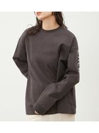 【ミラオーウェン/Mila Owen】のオーバーサイズロゴロングTシャツ【マシーンウォッシャブル】 人気、トレンドファッション・服の通販 founy(ファニー) ファッション Fashion レディースファッション WOMEN トップス・カットソー Tops/Tshirt シャツ/ブラウス Shirts/Blouses ロング / Tシャツ T-Shirts 秋 Autumn/Fall クール Cool シンプル Simple スウェット Sweat スマート Smart トレーナー Trainer 定番 Standard 人気 Popularity フロント Front プリント Print ワイド Wide 冬 Winter thumbnail CGRY[007]|ID: prp329100004259757 ipo3291000000029589426