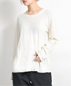 【シティーショップ/CITYSHOP】のFLUFFY UNECK LONG Tシャツ 人気、トレンドファッション・服の通販 founy(ファニー) ファッション Fashion レディースファッション WOMEN トップス・カットソー Tops/Tshirt シャツ/ブラウス Shirts/Blouses ロング / Tシャツ T-Shirts 2025年 2025 2025春夏・S/S Ss,Spring/Summer,2025 シンプル Simple thumbnail ホワイト|ID: prp329100004259831 ipo3291000000030146347